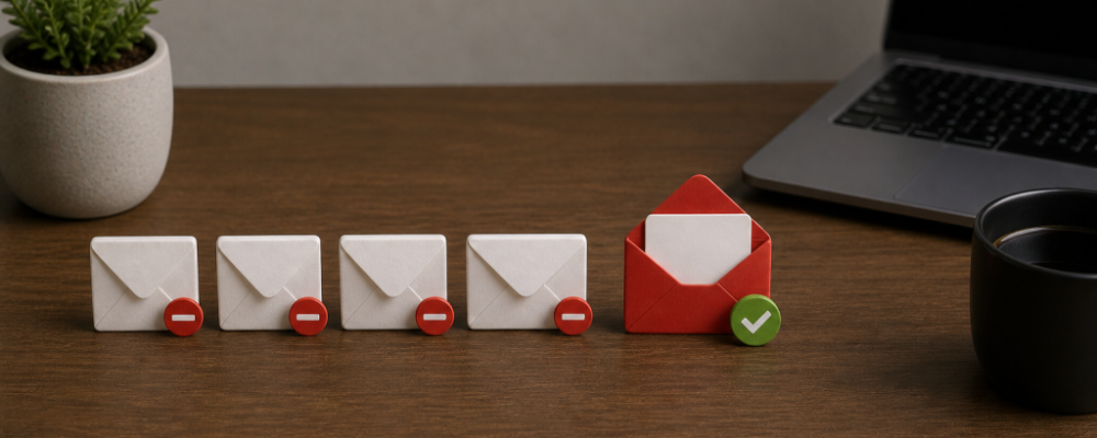 20. Porque os seus emails não são abertos